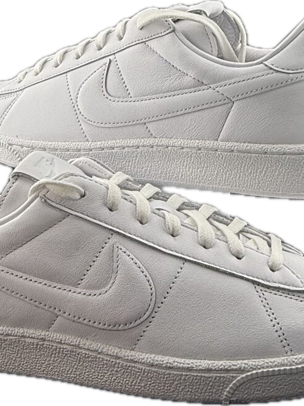 Nike BLACK Comme des Garçons Tennis Classic SP White/Black Leather Low Top